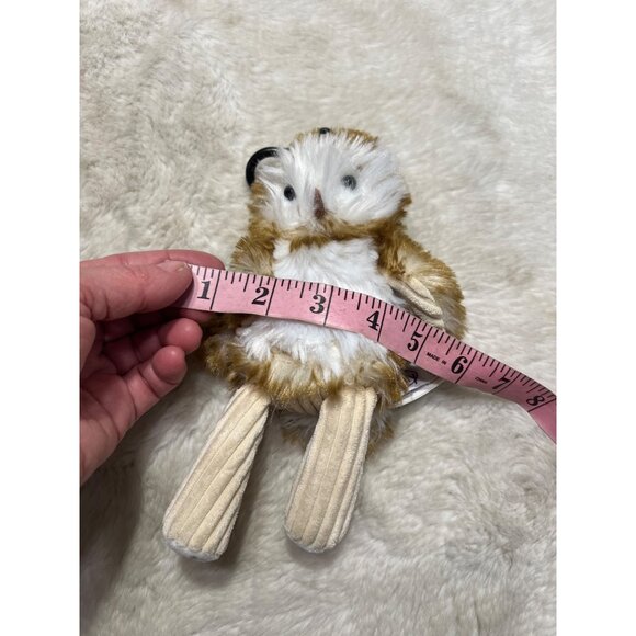 Scentsy Owl With Fluffy White & Brown Fur - Picture 3 of 4